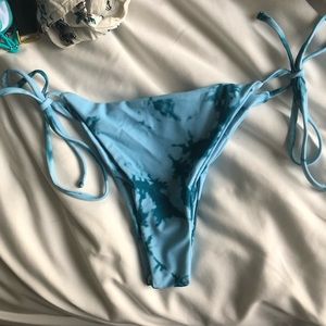 Blue Tye Dye Swim Bottom